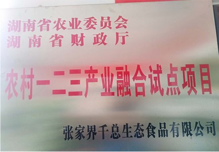 张家界千总生态食品有限公司,豆类食品生产加工销售,血豆腐生产加工销售,豆奶生产加工销售